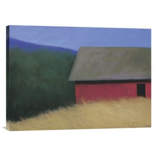 The LaCross Barn by Karen Jones Painting Print on Wrapped Canvas by