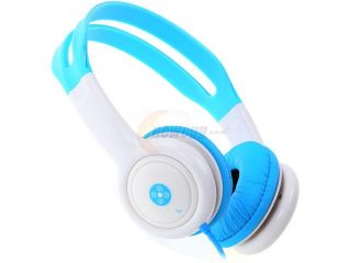 Open Box: Moki Blue ACCHPKB 3.5mm (gold plated) Connector Volume Limited Kids Headphones   Blue