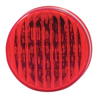 Trux Accessories LED Truck Light — 2in. Round, Red  Replacement Lights