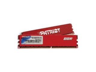 Patriot Extreme Performance 1GB (2 x 512MB) 184 Pin DDR SDRAM DDR 400 (PC 3200) Dual Channel Kit Desktop Memory Model PDC1G3200LLK