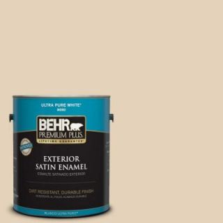 BEHR Premium Plus 1 gal. #S280 2 Beach Grass Satin Enamel Exterior Paint 905001