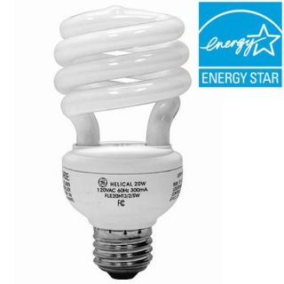 GE Energy Smart CFL Light Bulbs: 20 Watt (75W Equivalent)