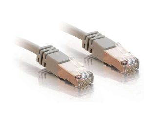 C2G 27265 25 ft. Cat 5E Gray Shielded Molded Patch Cable