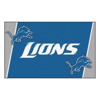 FANMATS Detroit Lions 4 ft. x 6 ft. Area Rug 6575