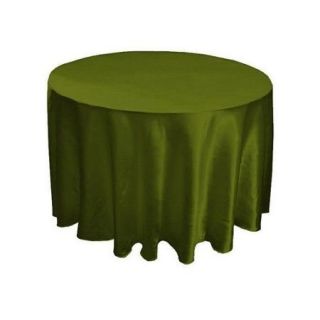 120 in Round Satin Tablecloth