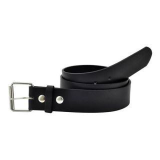 Buckle Rage LARGE 33" 35" Leather Snap on Belt, BLACK