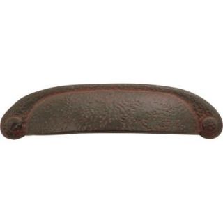 Hickory Hardware Refined Rustic 3 in. Rustic Iron Cup Pull P3004 RI