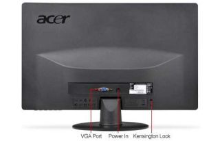 Acer S220HQL 22 Class Widescreen LED HD Monitor   1920 x 1080, 16:9, 100000000:1 Dynamic, 1000:1 Native, 60Hz, 5ms, VGA, Energy Star