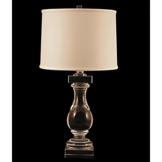 Lamp Works Crystal 28 H Table Lamp with Rectangle Shade