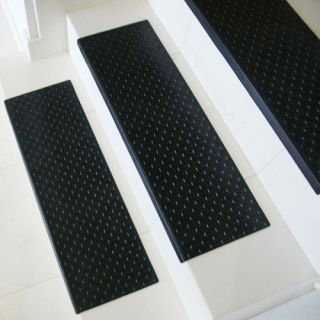 Rubber Cal, Inc. Diamond Plate Step Non Slip Rubber Stair Tread Mat