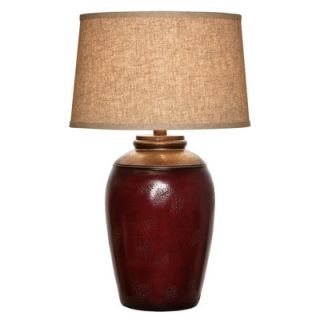 Anthony California Hand Applied 29 H Table Lamp with Empire Shade