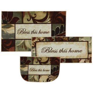 Mohawk Home New Wave Rules to Live By Printed 3 Piece Rug Set