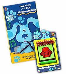 Blues Clues Rhythm and Blue Video and HandyDandy Notebook   T64878 —