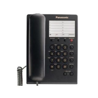 Panasonic Corded Feature Phone with Emergency   Black KX TS550B