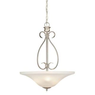 Westinghouse Fontane 3 Light Brushed Nickel Pendant 6226600