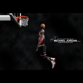 INSTEN NBA Michael Jordan Away Black Jersey 1:6 Figure with Air Jordan