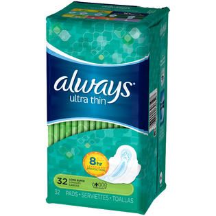 Always Thin Ultra Always Ultra pads Super w/Flexi Wings 32 count