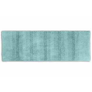 Garland Rug  Essence 22 in. x 60 in. Runner Nylon Washable Rug Sea