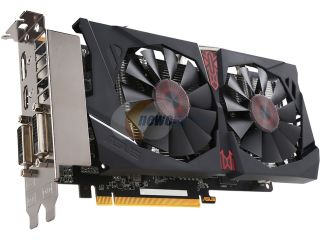 Open Box: ASUS Radeon R7 370 STRIX R7370 DC2OC 2GD5 GAMING 2GB 256 Bit GDDR5 PCI Express 3.0 HDCP Ready CrossFireX Support Video Card