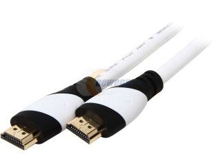GearIT GI HDMI20 WH 15FT 15ft White High Speed 2.0 HDMI Cable with Ethernet Support 4K UHD 3D and Audio Return M M