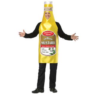 Totally Ghoul Mustard Adult Halloween Costume Size: One Size Fits Most
