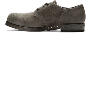 Alexandre Plokhov Grey Distressed Canvas Derbys