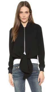 McQ   Alexander McQueen Knotted Bomber Jacket