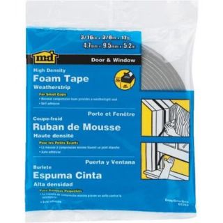 M D Building Products 3/16x3/8"x17' Foam Tape 02253
