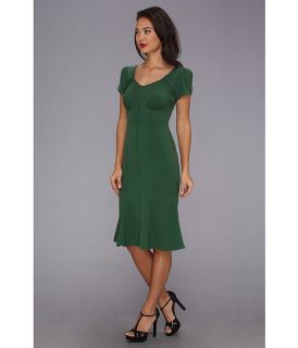 Stop Staring For The Cool People Holly A Line Dress Green