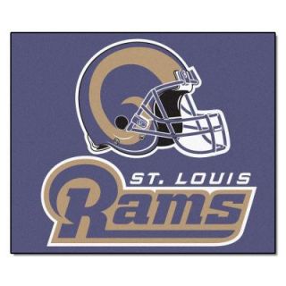 FANMATS Los Angeles Rams 5 ft. x 6 ft. Tailgater Rug 5843