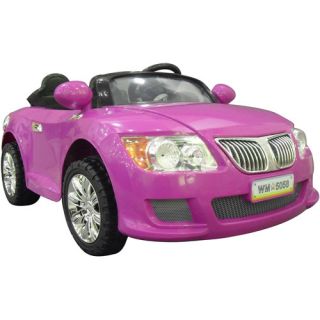 Monster Trax Convertible Car 12 Volt Battery Powered Ride On, Purple