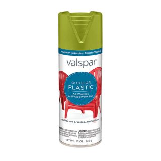 Valspar Outdoor Plastic Tonic and Green Fade Resistant Enamel Spray Paint (Actual Net Contents: 12 Oz.)