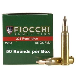 Fiocchi Shooting Dynamics Rifle Ammo .223 Rem 55 gr. FMJ 420357