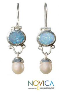 Pearl and Opal Harmony Earrings (Bali)   Shopping   Great