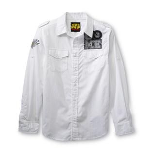 Never Give Up™ By John Cena®   Boys Long Sleeve Button Down Shirt