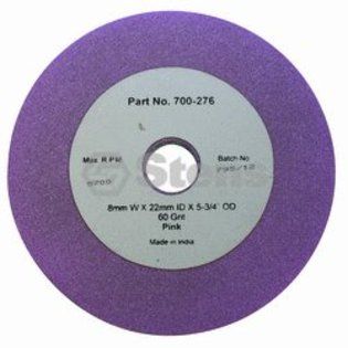 Stens Chain Grinding Wheel Flat Color: Pink Thickness: 8 mm OD: 5 3/4