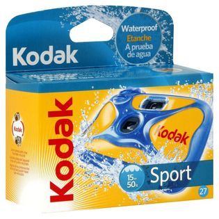 Kodak  Sport Single Use Camera, Waterproof, 27 Exposures, 1 camera