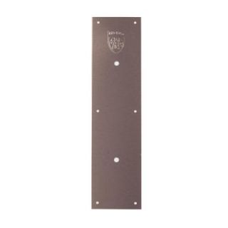 MD Cu29 4 in. x 16 in. Brushed Copper Antimicrobial Push Plate PP400800706B