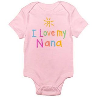 CafePress Baby I Love My Nana Infant Bodysuit