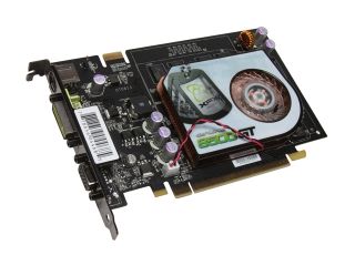 XFX GeForce 8500 GT DirectX 10 PVT86JZAFG 1GB 128 Bit GDDR2 PCI Express x16 HDCP Ready SLI Support Video Card