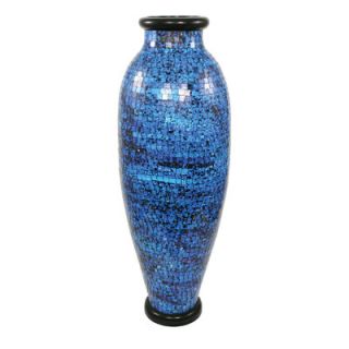 PoliVaz Mosaic Ocean Round Floor Vase