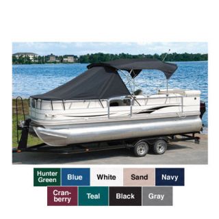 PONTOON SHADE FOR BOATS 22FT TO 24FT BLACK 87658BLKLDI441