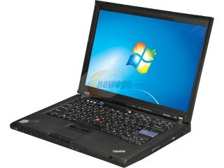 Refurbished: Lenovo Laptop T61 Intel Core 2 Duo 2.00 GHz 4 GB Memory 250 GB HDD 14.1"