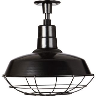 NPower Multi-Mount Warehouse Barn Light — 16in. Dia., Black, 200 Watts, Model# 23201091-B  Indoor   Outdoor Lighting