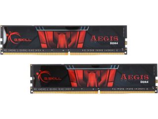 G.SKILL Aegis 16GB (4 x 4GB) 288 Pin DDR4 SDRAM DDR4 2400 (PC4 19200) Intel Z170 Platform / Intel X99 Platform Desktop Memory Model F4 2400C15Q 16GIS