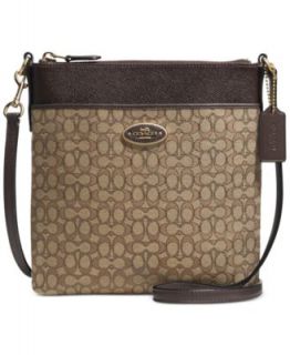 COACH NORTH/SOUTH SWINGPACK IN SIGNATURE FABRIC