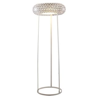 Modway Halo 68.5 in Clear Floor Lamp with Acrylic Shade