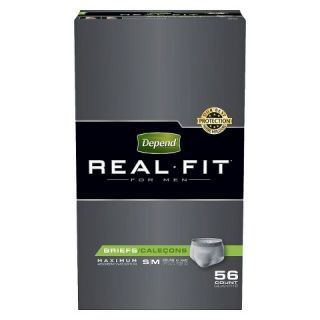 Fit Small and Medium Briefs for Men   56 Count