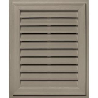 Builders Edge 20 in. x 30 in. Brickmould Gable Vent in Clay 120072430097