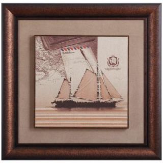 Yosemite Home Decor 34 in. x 34 in. "Come Sail Away" Hand Painted Contemporary Artwork YE7067A